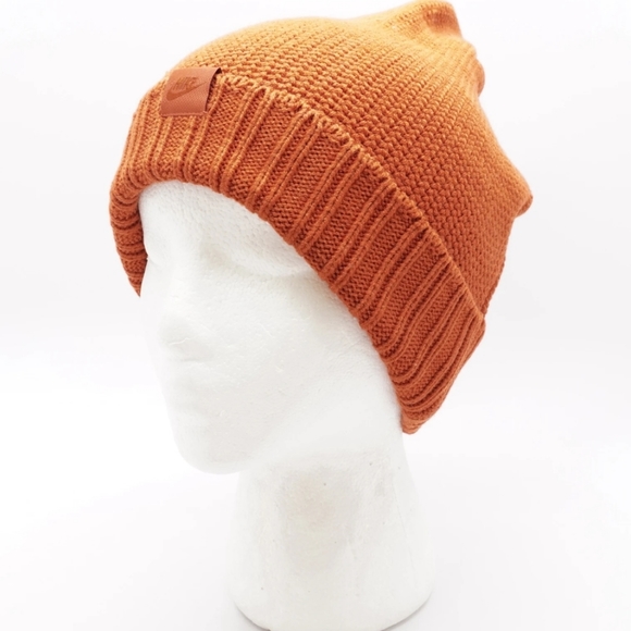 Nike Honeycomb Beanie In Dark Russet 
